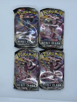 Pokemon TCG Rebel Clash Sealed Booster Pack Art Set [5 Booster Packs] - Image 1