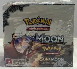 Pokemon TCG Sun & Moon Burning Shadows Sealed Booster Box 36 Packs English 2017 - Image 1