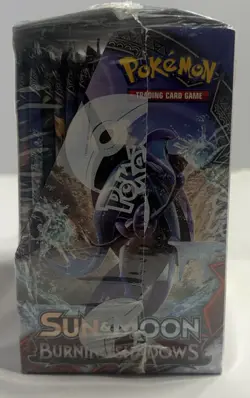 Pokemon TCG Sun & Moon Burning Shadows Sealed Booster Box 36 Packs English 2017 - Image 3