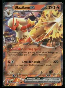 Pokemon 2025 Journey Together Blaziken EX RR #24/159 - Image 1