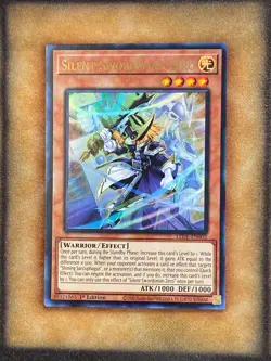 Yugioh Silent Swordsman Zero LEDE-EN002 Ultra Rare 1st Ed NM - Image 1