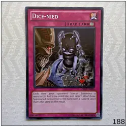 Dice-nied - CBLZ-EN080 - Common Unlimited Yugioh - Image 1