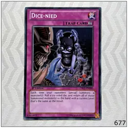 Dice-nied - CBLZ-EN080 - Common 1st Edition Yugioh - Image 1