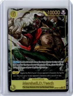 One Piece The Time of Battle OP16-119 Marshall.D.Teach (119) Alt Art SEC English - Image 1