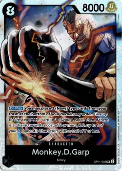 Monkey.D.Garp OP11-095 One Piece A Fist of Divine Speed Super Rare NM - Image 1
