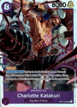 Charlotte Katakuri OP11-067 One Piece A Fist of Divine Speed Super Rare NM - Image 1