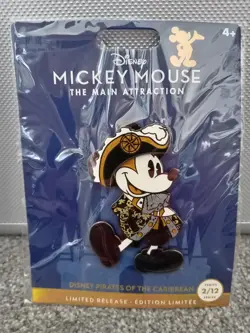 Disney Mickey Mouse The Main Attraction Pirates of the Caribbean Pin 2/12 - Image 1