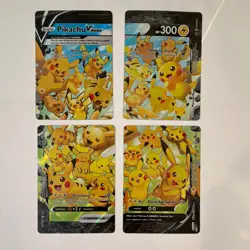 Pokemon “Mint Condition” Pikachu V-UNION 4-Card Set 139-142/159 2021 - Image 1