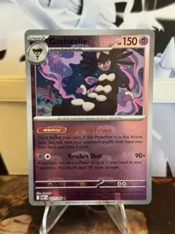 Gothitelle 043/086 Master Ball Reverse Holo White Flare Pokemon Card Rare NM - Image 1