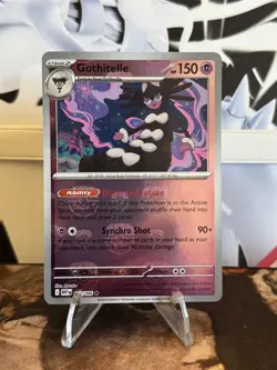 Gothitelle 043/086 Master Ball Reverse Holo White Flare Pokemon Card Rare NM - Image 3