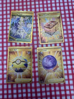 Pokemon Gold Cards Lot - Image 1