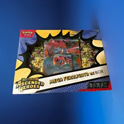 Pokemon TCG Ascended Heroes Mega Feraligatr ex Box 42 Cards Booster/Promo - Image 1