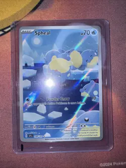 Spheal 199/191 Sv08: Surging Sparks Holo Pokemon TCG Card Illustration Rare - Image 1
