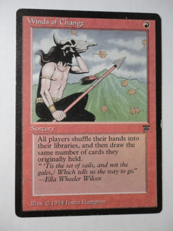 Winds of Change Legends LP Lightly Played English MTG Magic the Gathering - Image 1