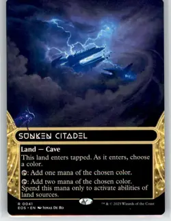 MTG - Sunken Citadel (0041) (Borderless) R Edge of Eternities: Stellar Sights 41 - Image 1