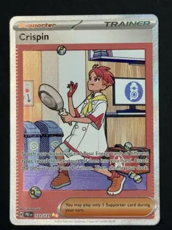 Pokemon TCG Crispin Trainer Card 171/131 SIR Prismatic Evolutions NM - Image 1