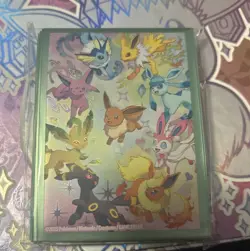 Pokemon Prismatic Evolutions Super Premium Collection Eevee Sleeves 65ct - Image 1