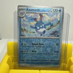 2023 Pokemon Paldea Evolved # 45 Azumarill Reverse Holo Uncommon - Image 1
