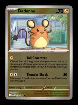 Dedenne 029/088 Common Perfect Order Pokemon Reverse Holo Near Mint - Image 1