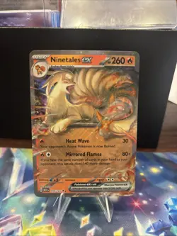 Ninetales ex - 038/165 MEW SV: Scarlet & Violet 151 Double Rare Holo NM Pokemon - Image 1