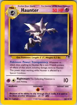 Haunter 46/110 Uncommon Legendary Collection Pokemon Lightly Played - Image 1