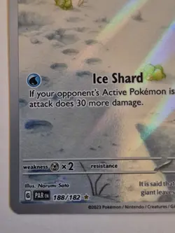 Pokemon TCG Snorunt 188/182 SV04: Paradox Rift Illustration Rare Holo 60HP - Image 2