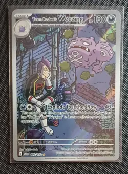 Pokemon TCG Team Rockets Weezing Destined Rivals 199/182 - Image 1
