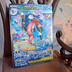 Pokemon Mega Greninja Ex SIR 116/086 Chaos Rising English - Image 1