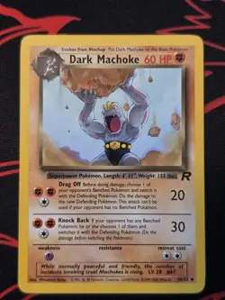 Dark Machoke 40/82 Team Rocket Uncommon NM - Image 1