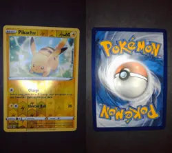 Pikachu 065/202 Common Sword & Shield Pokemon Reverse Holo Lightly Played - Image 1