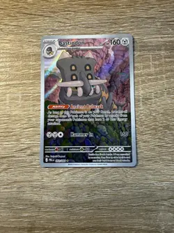 Bastiodon 093/084 IR Pitch Black ILLUSTRATION RARE Pokemon English Me05 HOLO EN - Image 1