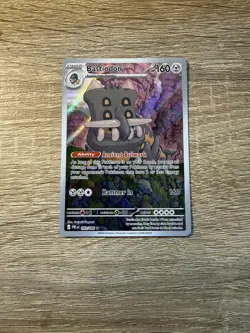 Bastiodon 093/084 IR Pitch Black ILLUSTRATION RARE Pokemon English Me05 HOLO EN - Image 2