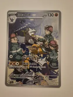 Pokemon TCG Excadrill 174/162 Illustration Rare Temporal Forces NM-MT - Image 1