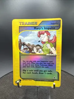 Pokemon - Mary’s Impulse Reverse Holo 142/165 Expedition - Image 2