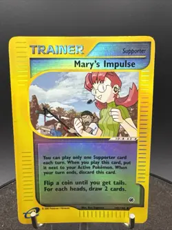 Pokemon - Mary’s Impulse Reverse Holo 142/165 Expedition - Image 4