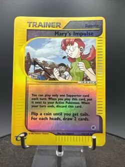 Pokemon - Mary’s Impulse Reverse Holo 142/165 Expedition - Image 5