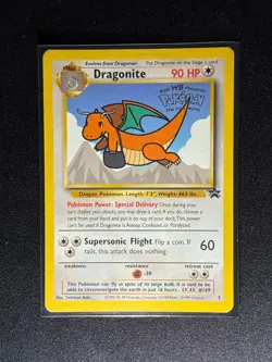 1999 POKEMON GAME MOVIE PROMO #5 DRAGONITE LP - Image 1