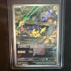 Pokemon TCG Pikachu Scarlet & Violet-151 173/165 Holo Illustration Rare - Image 1