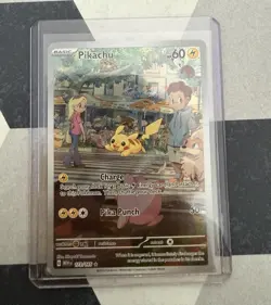 Pikachu SV: Scarlet & Violet 151 173/165 Illustration Rare Holo Pokemon TCG NM/M - Image 1