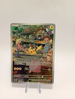 Pokemon TCG Pikachu Scarlet & Violet-151 173/165 Holo Illustration Rare - Image 1