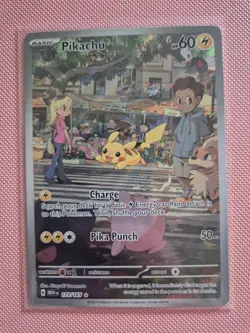Pokemon Pikachu TCG Scarlet & Violet 151 Card 173/165 Holo Illustration Rare - Image 1