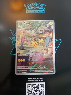 #1 Pokemon TCG Pikachu Scarlet Violet-151 173/165 Holo Illustration Rare - Image 1