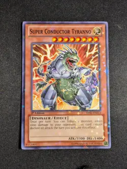 Yugioh - Super Conductor Tyranno BP01-EN013 1st Edition Starfoil Rare NM - Image 1