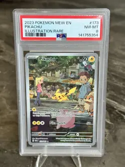 Pokemon TCG Pikachu Scarlet Violet-151 173/165 Holo Illustration Rare - Image 1