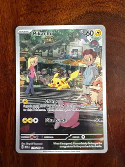 Pokemon TCG Pikachu Scarlet Violet-151 173/165 Holo Illustration Rare - Image 1