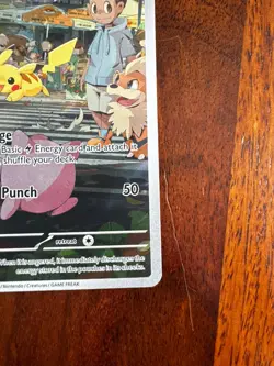 Pokemon TCG Pikachu Scarlet Violet-151 173/165 Holo Illustration Rare - Image 3