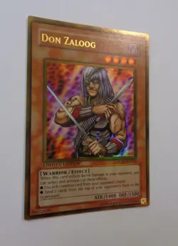 Don Zaloog GLD1-EN012 (Gold Rare, Limited, Moderately Played / MP) Yugioh - Image 1