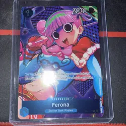 ONE PIECE Perona (Box Topper) #OP01-077 Foil Romance Dawn NM ENGLISH - Image 1