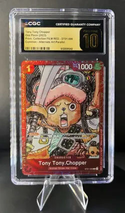 2023 ONE PIECE PREMIUM COLLECTION -ONE PIECE FILM RED- TONY TONY CHOPPER CGC 10 - Image 1