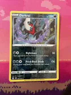 Pokemon Card Darkrai Lost Origin Reverse Holo Rare 120/196 Near Mint - Image 1